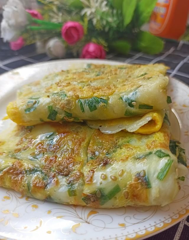 松软|好吃的早餐饼做法,松软可口,营养美味,5分钟出锅,凉了也不硬