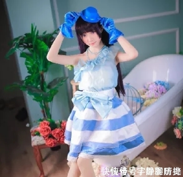 蛋糕裙|小姐姐cos五更琉璃，为了掩饰腿短，偷偷改装“蛋糕裙”
