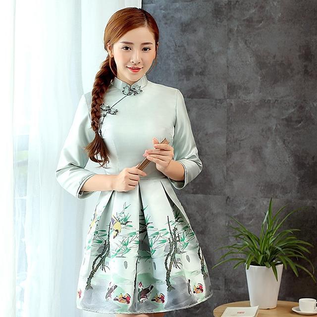 古典|高贵典雅的旗袍裙,将美的风韵洒满人间