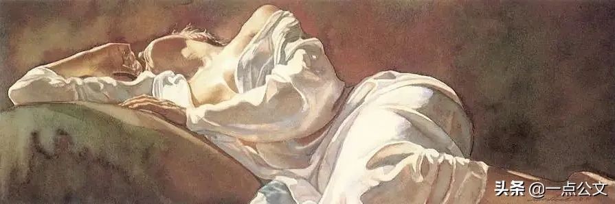 水彩&这位女画家因为一组水彩少女,醉倒多少男人