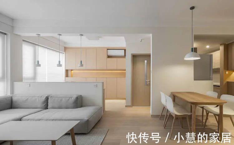 素色主义|50㎡小户型两居室，坚持素色主义，进门一眼就喜欢上了