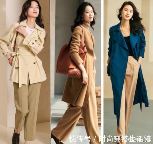 卡其色|这才是教科书级别的卡其色裤子搭配,时尚还保暖,冬天就该这么穿