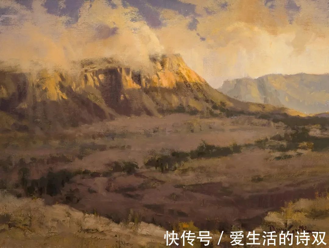 卢伯克$大卫·格里芬的风景油画高清图,放大看,更迷人