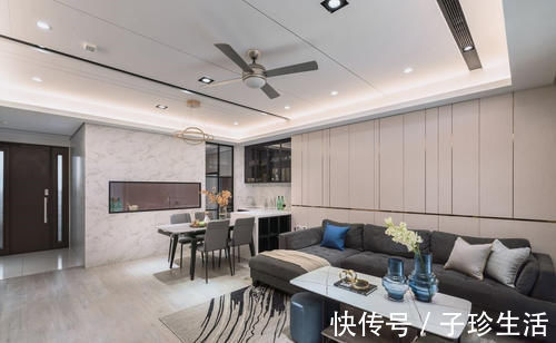 灰阶|一百三十平装修案例丨一层一层剥开你的心，一点一点发现家的美