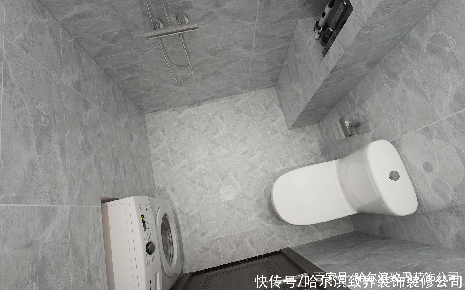 卫风格|融创兰园60㎡现代风大胆选用挂画挂出来的高逼格