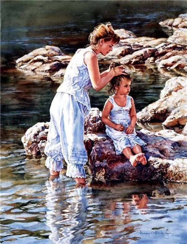 莎朗·斯坦德里奇#美国西牧风情油画 | 莎朗·斯坦德里奇作品欣赏