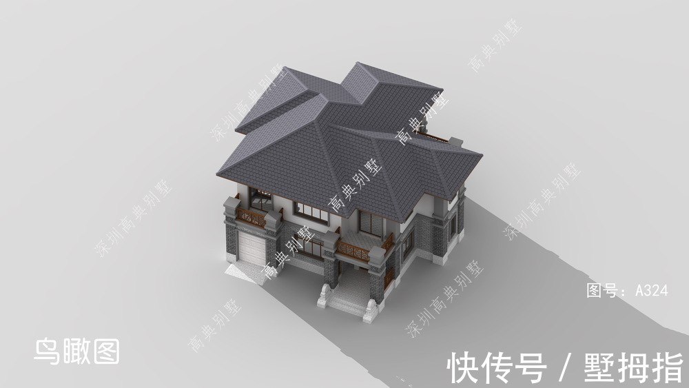 中式设计的别墅,谁能不爱这样的别墅?建成后,谁会不羡慕?