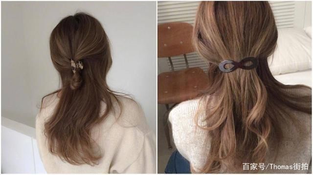 韩式丸子头|女性发型打理,韩系美发搭配时髦的发饰,流露女性温柔优雅的气质