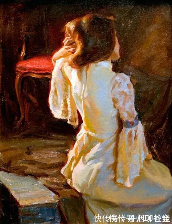 迈克尔!寻找生命中的光,70后印象现实主义画家迈克尔·马尔姆的油画