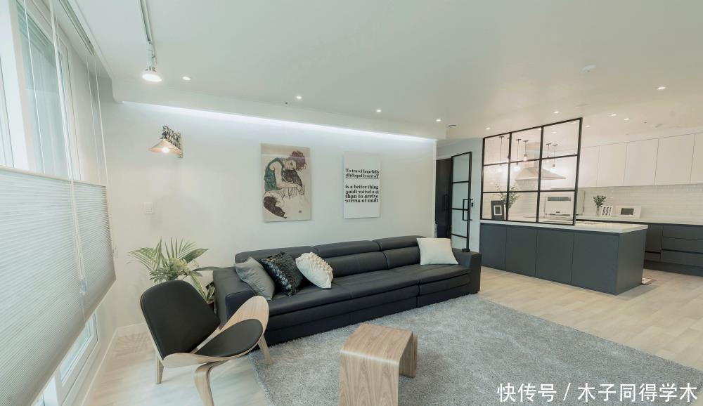 爸妈|装修跟爸妈反着来，他坚持全屋黑白配，90㎡完工后效果出乎意料