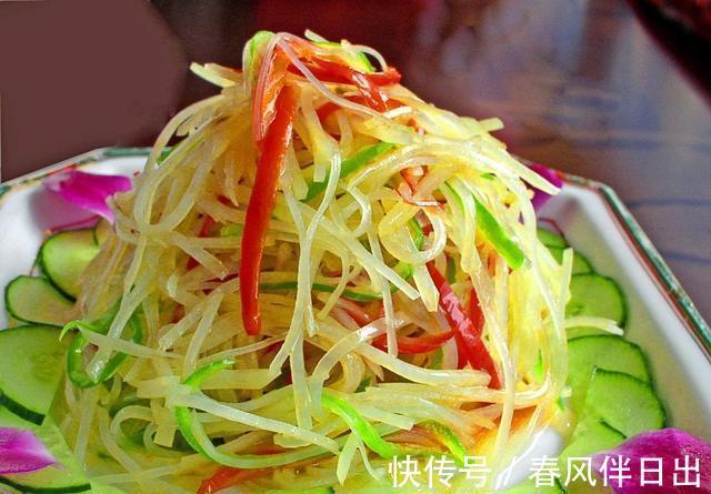 干辣椒|凉拌土豆丝，这两步不能少，饭店都用此做法，清脆爽口又好吃