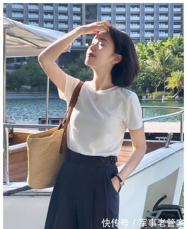 短袖 女生这样穿才显高,这些搭配技巧赶紧学起来,高级又洋气