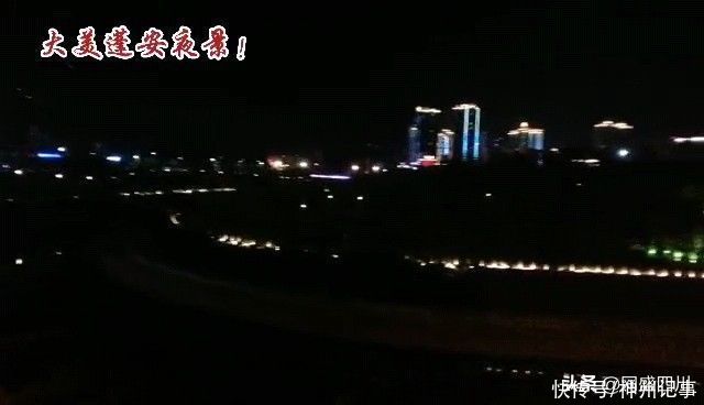 文化广场|大美蓬安夜景