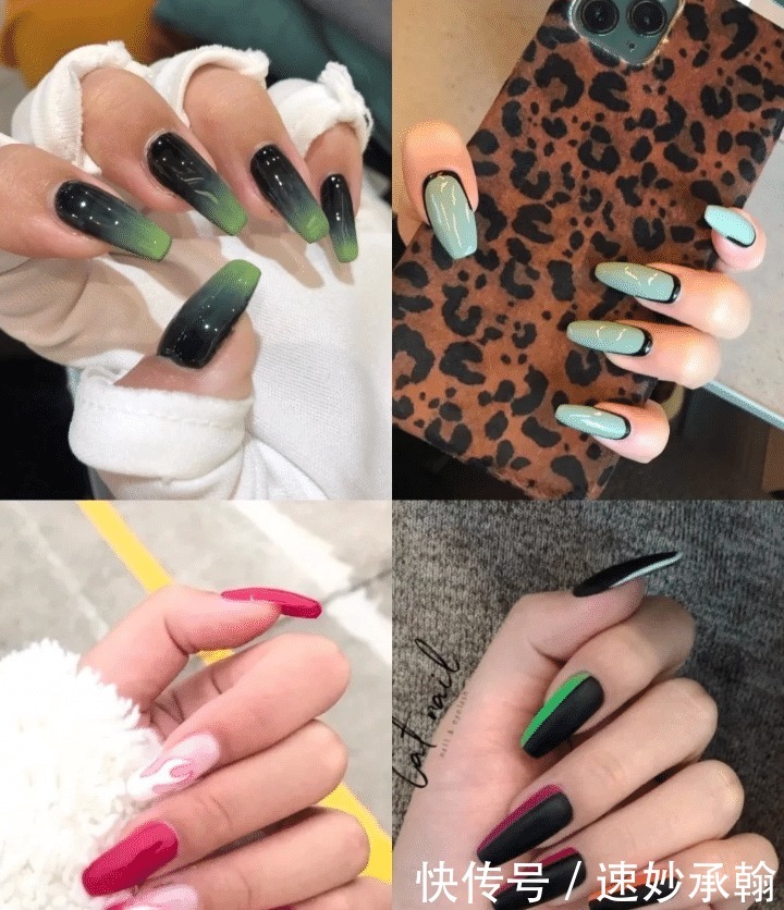 风格超酷的欧美风美甲，拿图去做！