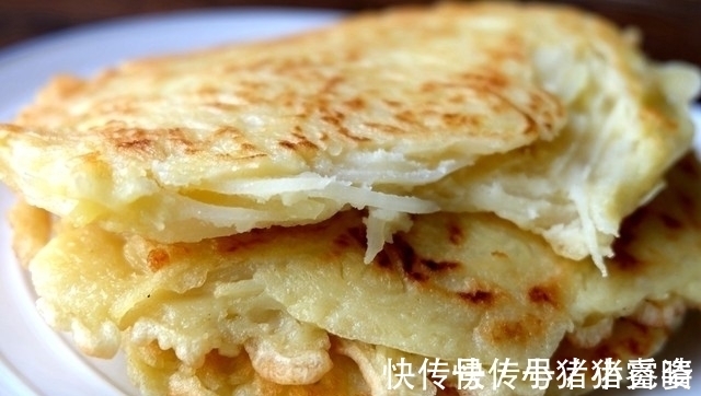 土豆、鸡蛋加面粉,轻松做出快手早餐饼,成本低营养好,值得推荐