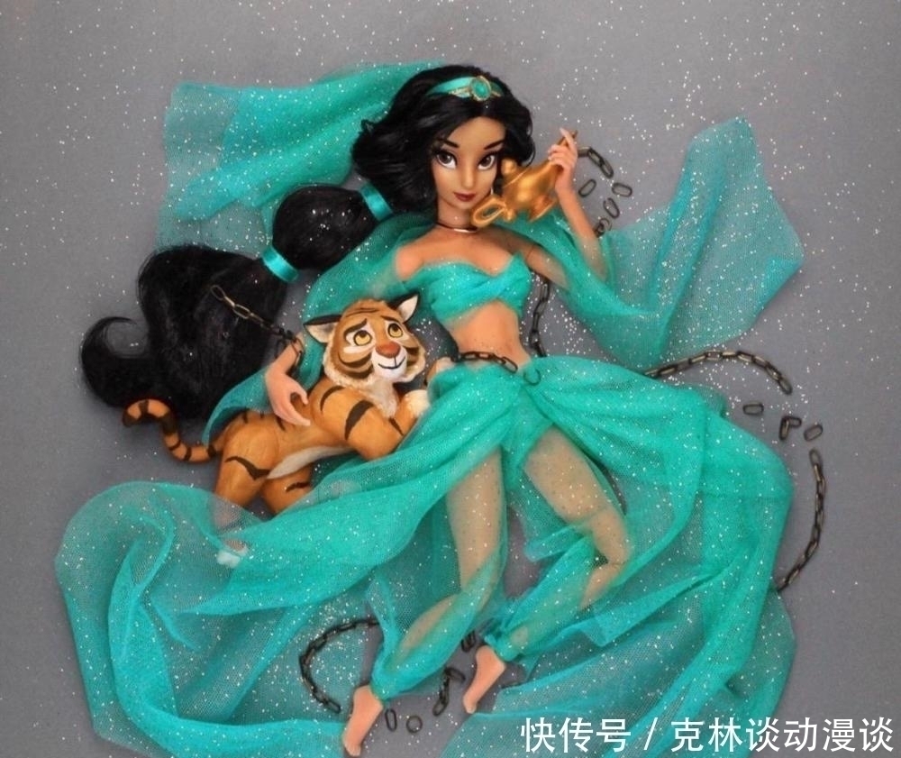 少女感|粉丝自制迪士尼“芭比公主”睡美人粉色纱裙真吸睛,少女感爆棚