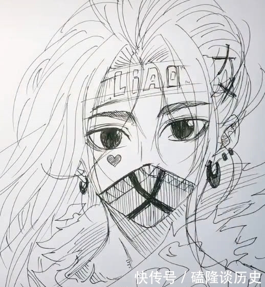 廖字#这个美术生厉害了,用廖字作画,被吐槽是妄想,看到成品后跪服