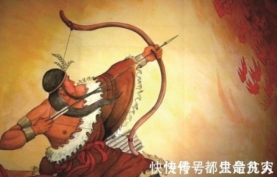 河伯#民间传说:嫦娥为何抛下后羿奔月?你看后羿射日后又干了哪些好事