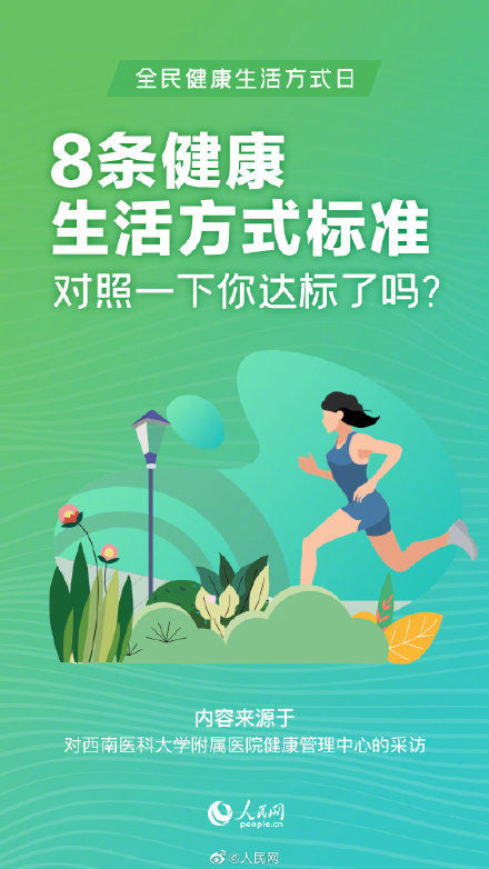 标准|8条健康生活方式标准，你达标了吗？