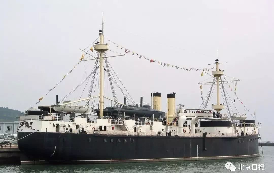 威海湾甲午|“定远舰”沉舰遗址找到了!这句网友评论,让人瞬间泪目