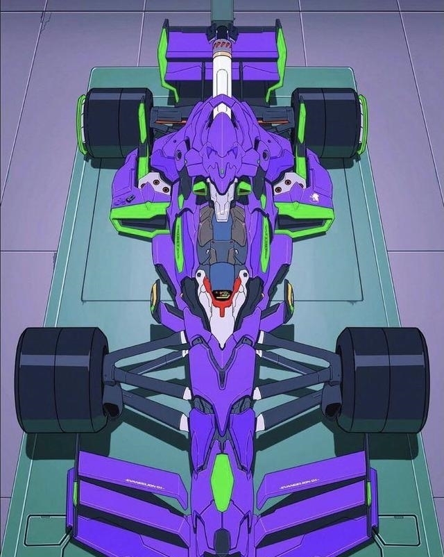 初号机|机动战士高达、EVA、超时空要塞主题方程式赛车,大家喜欢哪款?