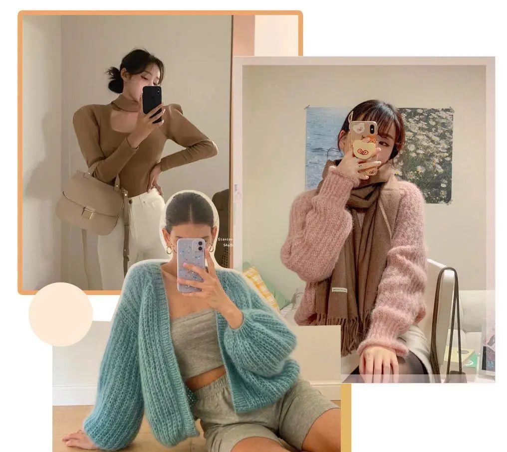 穿衣搭配：1件毛衣内搭=25种方法，冬季这样穿保暖又时髦，美炸了