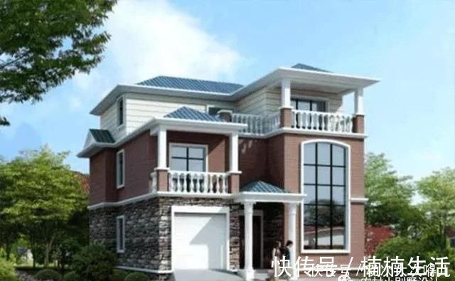 建筑面积|8套二层带车库农村别墅,不到30万的造价,实用省钱非常划算