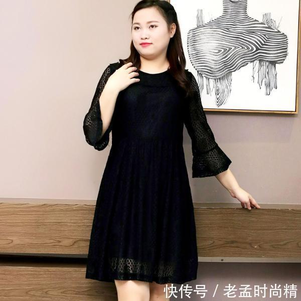 蕾丝|巧搭大码装,让胖MM实际有肉,穿衣显瘦