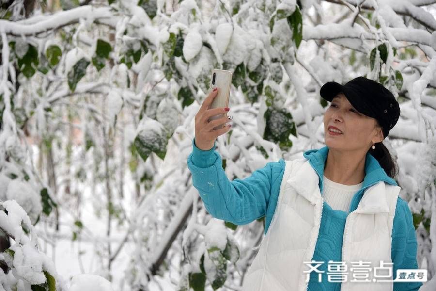 茌平|山东聊城：茌平银装素裹市民嬉雪图