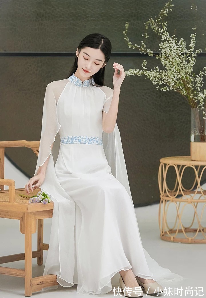 连衣裙|中国风连衣裙,超仙飘逸,像是梦境一样