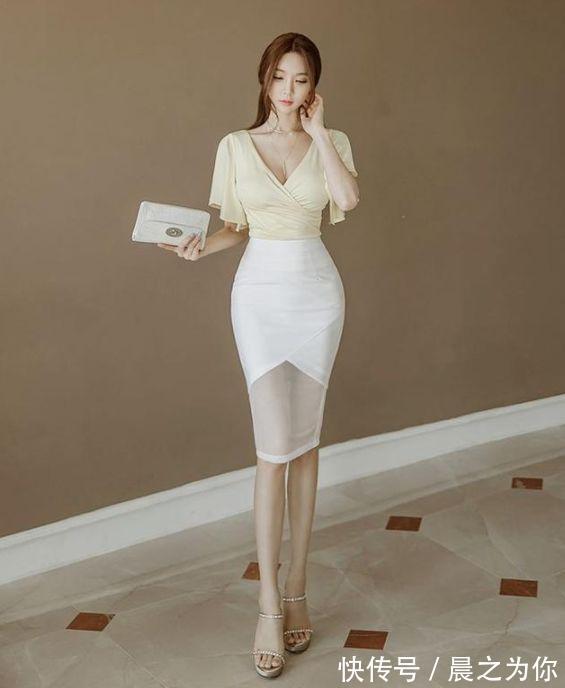 紧身裙 别具风情的紧身裙美女,婀娜身姿充满女性魅力!