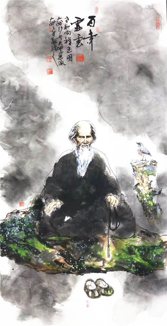 神秘芭沙老枪手&艺术鉴赏网:于海《神秘芭沙老枪手》荣宝斋成功拍出38万