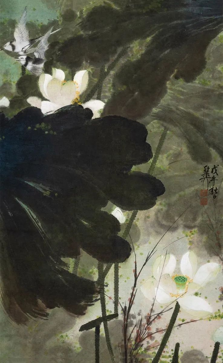 荷塘$谢稚柳的江南荷塘，美翻了