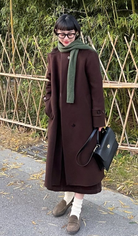 搭配 讲真的,冬天还是穿毛呢大衣更洋气,这些搭配温柔优雅又有格调