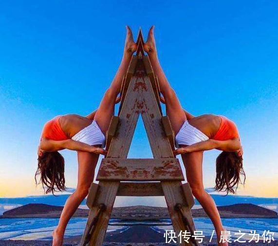 怀孕期间|瑜伽美女身体柔韧性不是盖的，一字马小case，高难度不在话下