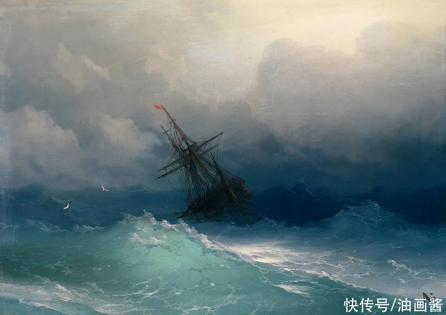  自带|自带几十倍滤镜的画家，画出梦幻般的海景，让人心旷神怡