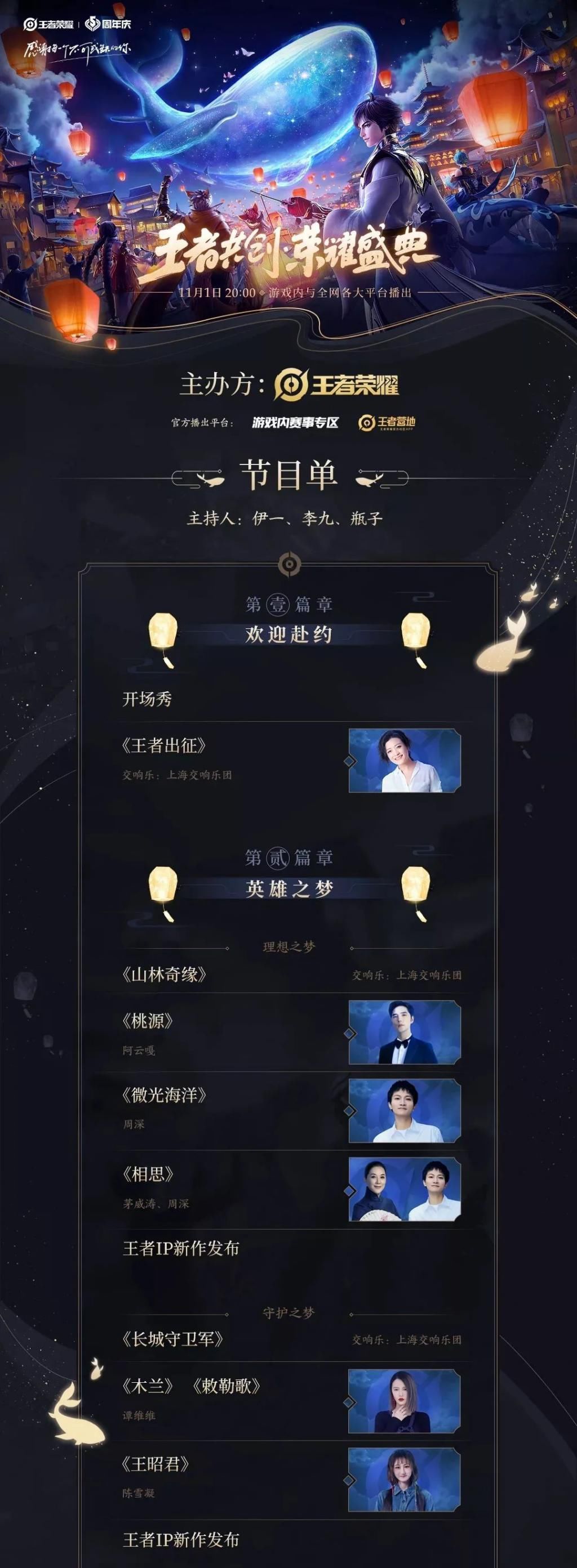 揭秘|荣耀锦鲤、IP新作揭秘、赛事冠军集结，你想要的都在这里啦~