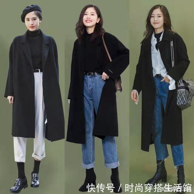 九分裤 “小黑裤”过时了,“长外套+九分裤”才是真正适合普通人穿,美