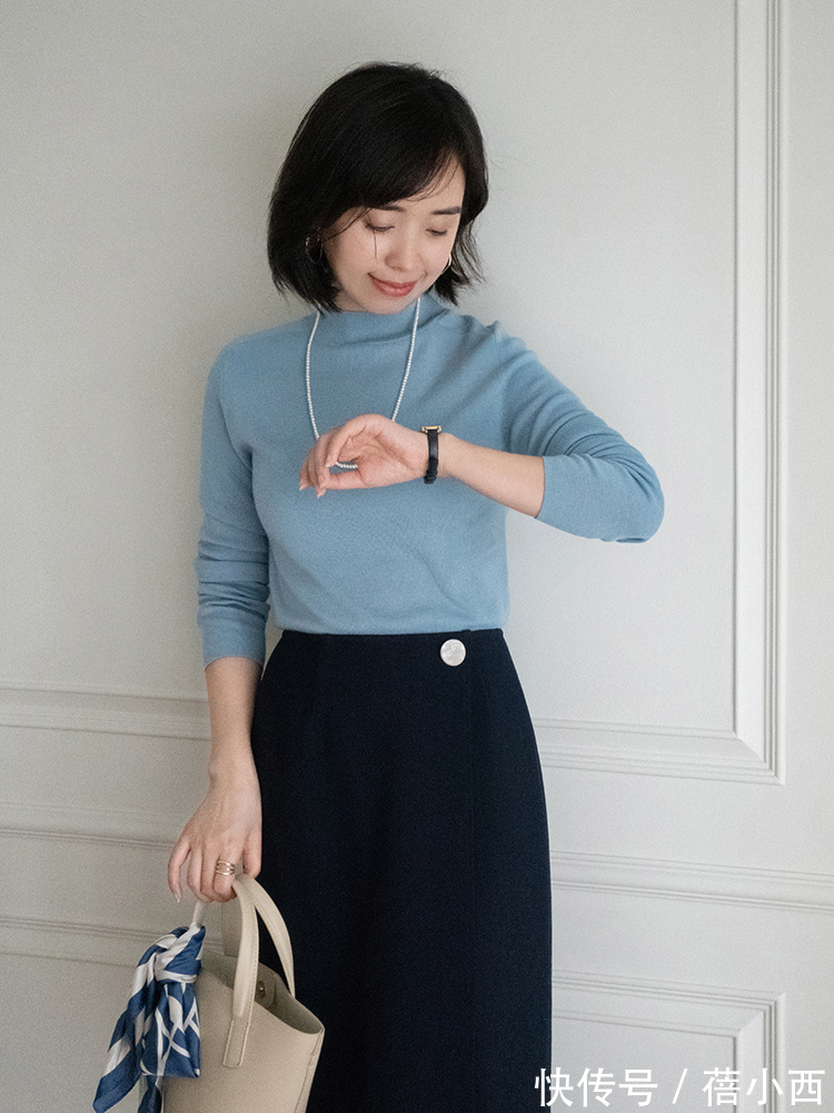 品位|chic!简约!百搭!真正有品位的女人,早秋衣橱里必备“针织衫”