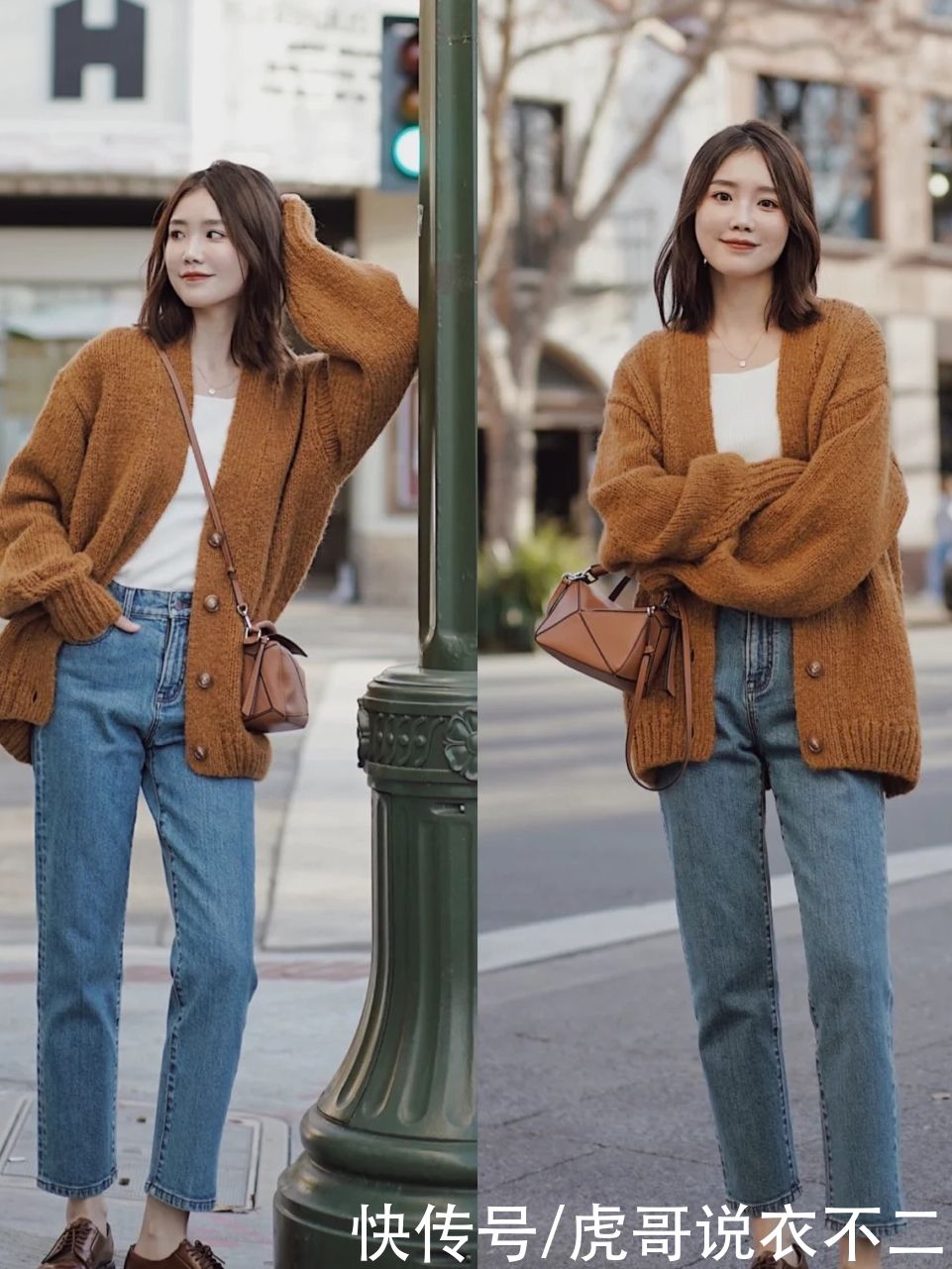 蓝色牛仔裤的N种搭配,每一种都优雅时尚又减龄,闭眼入手不出错