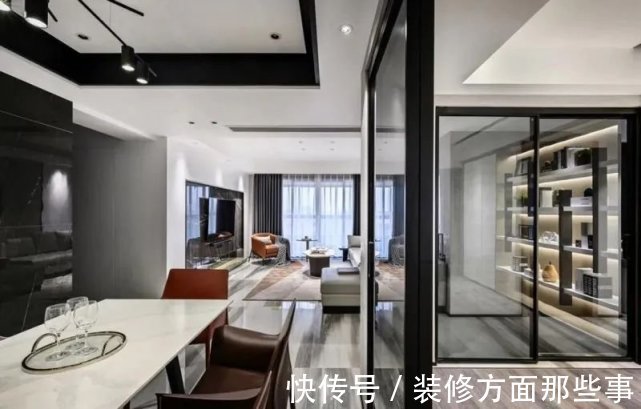 书房|126平代轻奢风设计,舒适而又华丽优雅从此开始