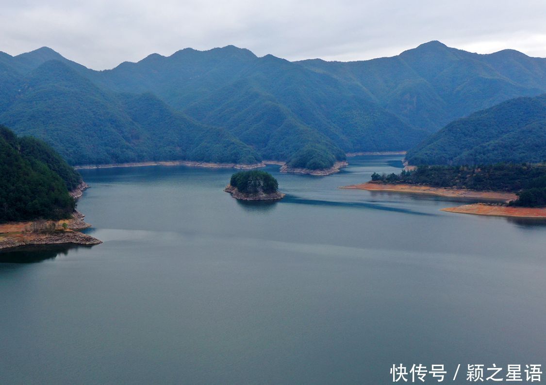 小岛将被淹没，枯水期的绝版风光，五十年一遇