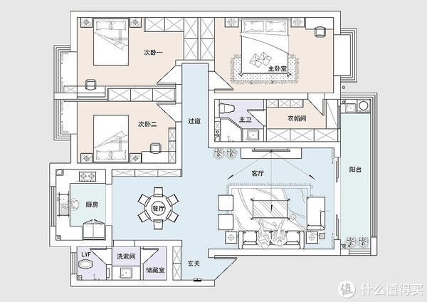 玄关|退休阿姨晒出自己的新家装修：全屋大面积护墙板造型，温馨有个性