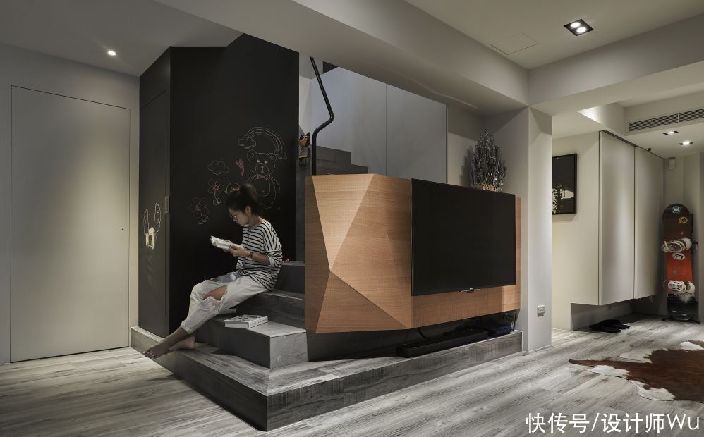 磁性|家里DIY黑板墙超简单，让孩子尽情挥洒想像力
