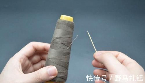 小技巧|不管多小的针眼,一根牙签就能搞定,又快又准0失误,太有用了