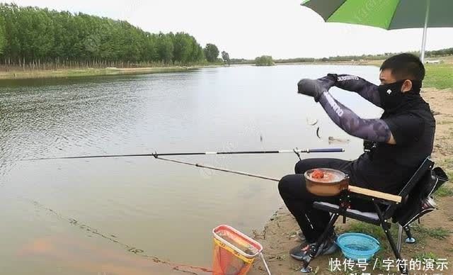 子线|浅滩、走水、刮大风,双活铅速钓潮白河