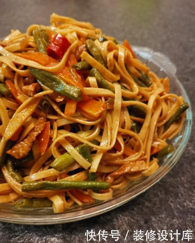 味道|用挂面做的豆角焖面,口感好,味道足!