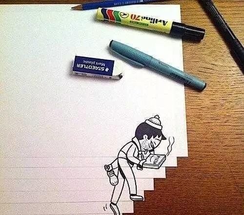 歪果仁@歪果仁脑洞大开,把一张A4纸玩成这样,进来膜拜!!