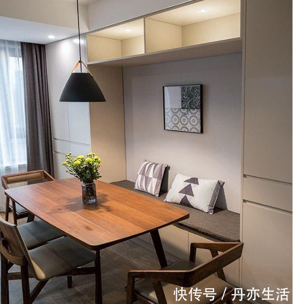 乳胶漆|餐厅做一排柜子,装修完太好用,邻居都快把门槛踏平了