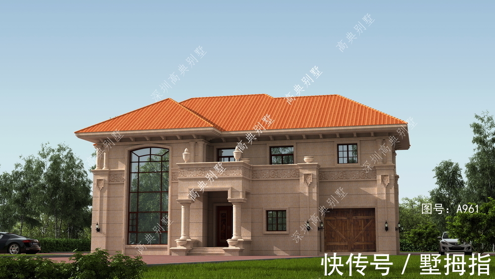 别墅|这款欧式小别墅,让人久看不厌,建一栋绝美。